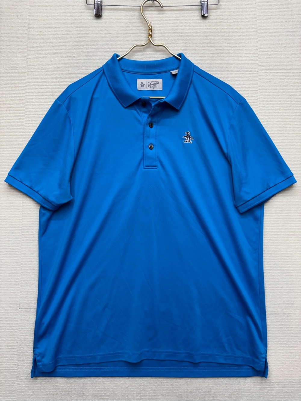 Original Penguin Bright Blue Short-Sleeve Polo large